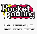 Pocket Bowling (Japan) Title Screen